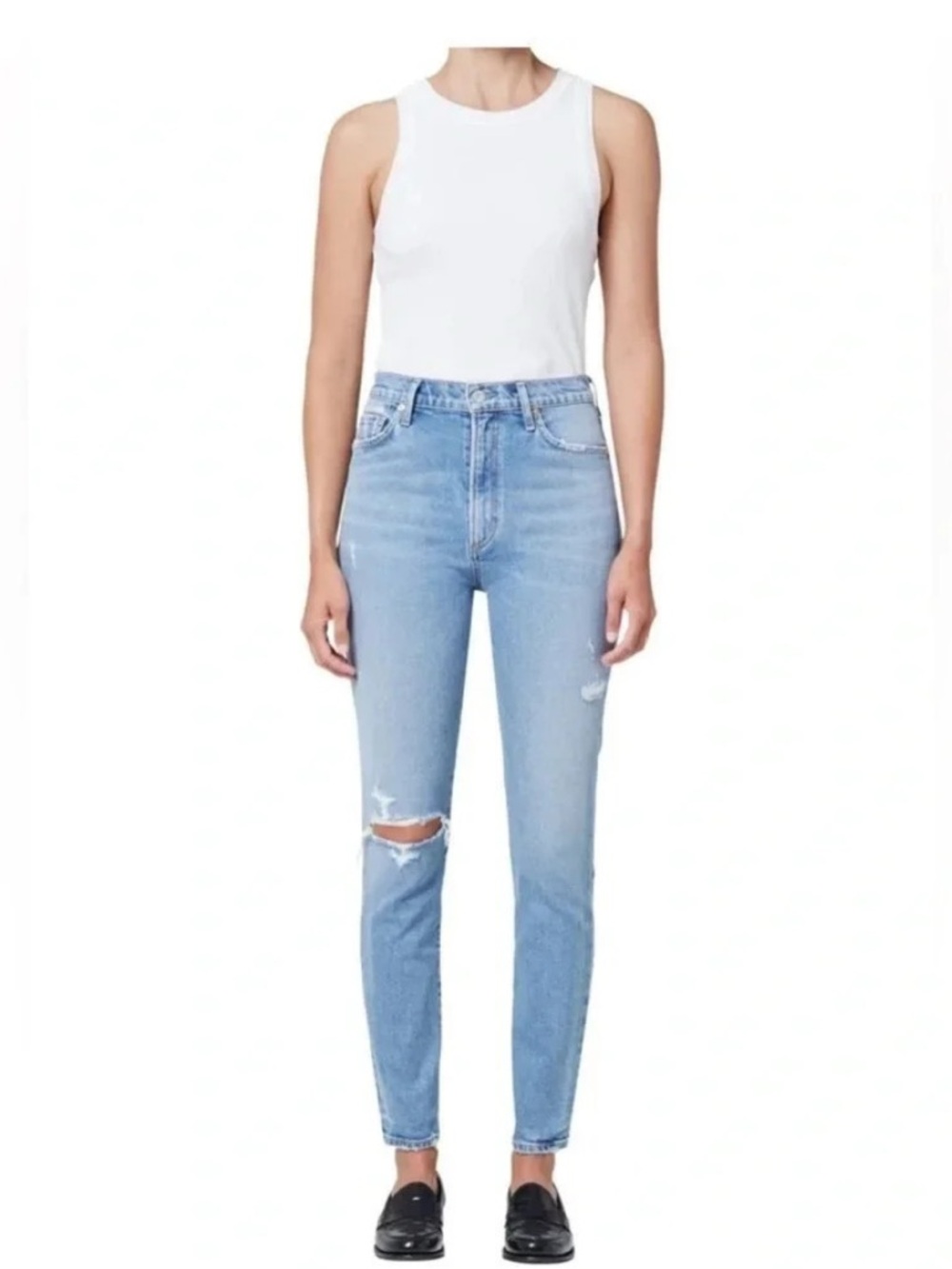 Citizens Of Humanity Olivia High Rise Slim Jean in Santorini